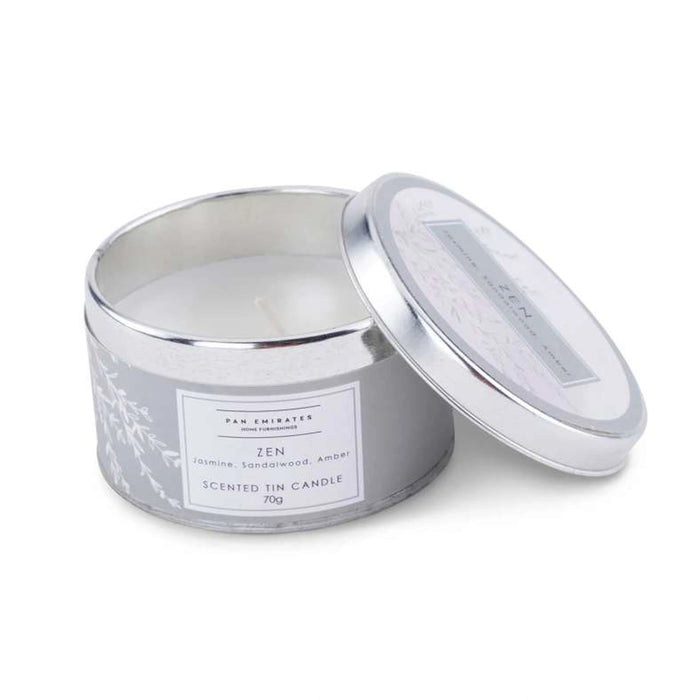Zen Tin Candle 70G - White