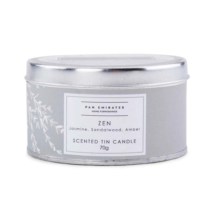 Zen Tin Candle 70G - White