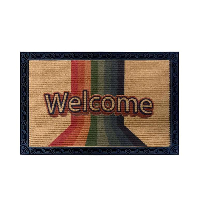 Zendal Door Mat 45X70Cm - Natural/Black