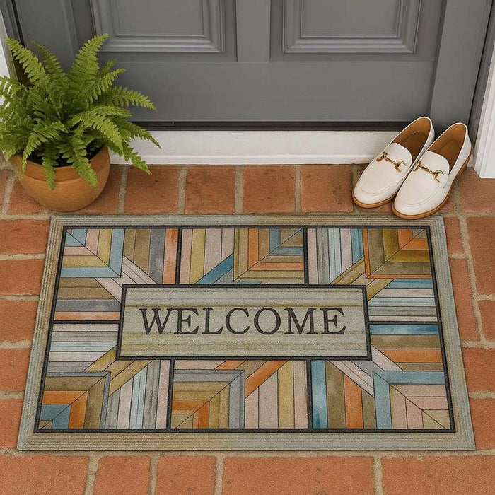 Zendo Roots Door Mat 46X76Cm - Multi
