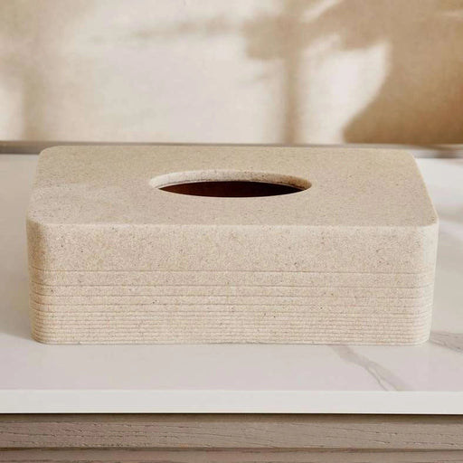 Zenith Tissue Box - Beige Pan Home