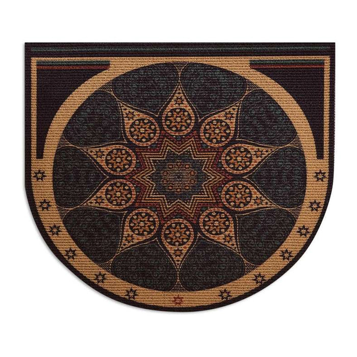 Zenna Printed Door Mat 93X98Cm - Blue