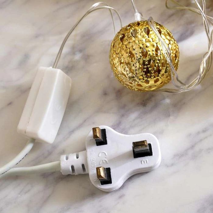 Zenny 10 Led Light Ball 2M - Gold