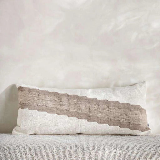 Zerina Handwoven Down Alt Filled Cushion 35X80Cm - Gold PAN HOME