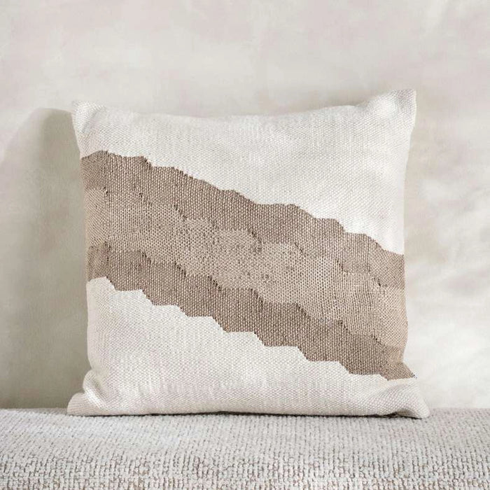 Zerina Handwoven Down Alt Filled Cushion 50X50Cm - Gold