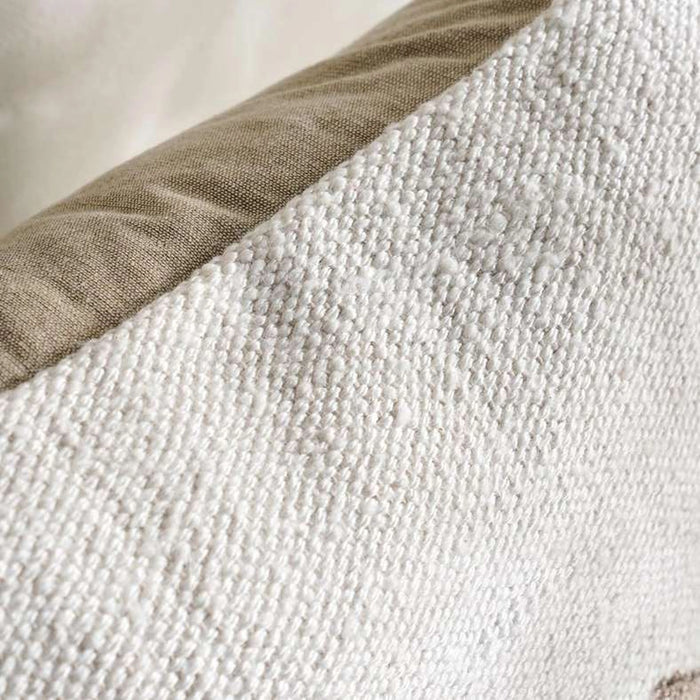Zerina Handwoven Down Alt Filled Cushion 50X50Cm - Gold