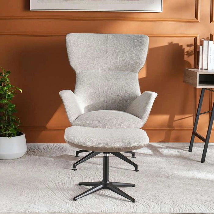 Zerra Office Single Seater Sofa With Foot Rest