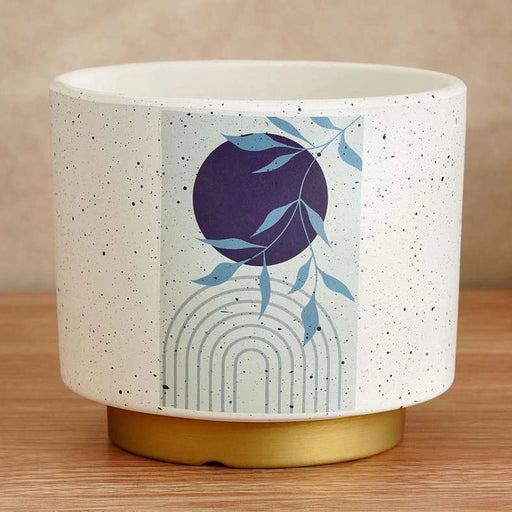 Zesty Terracotta Planter 17X17X15Cm - Blue PAN HOME