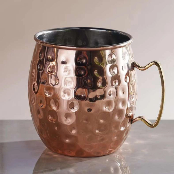 Zevah Hammered Mule Mug 473Ml -Copper