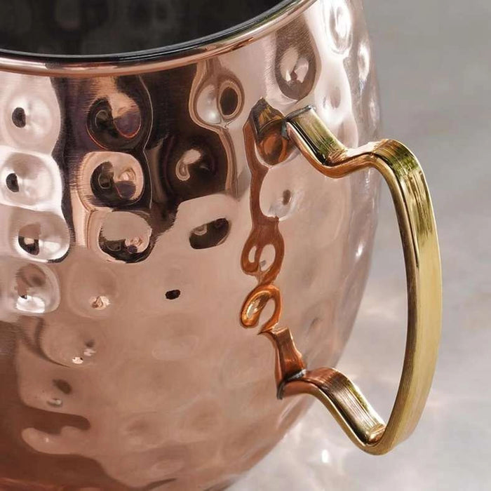 Zevah Hammered Mule Mug 473Ml -Copper