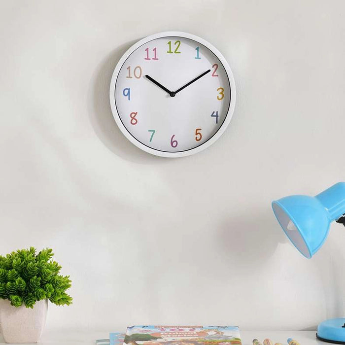Zian Wall Clock Dia 22.5Cm - White