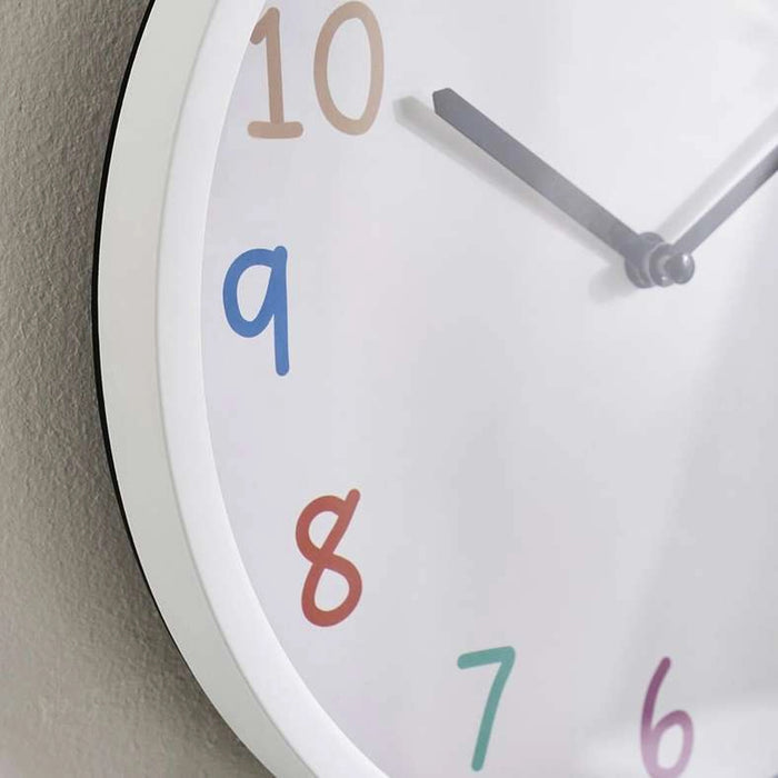 Zian Wall Clock Dia 22.5Cm - White