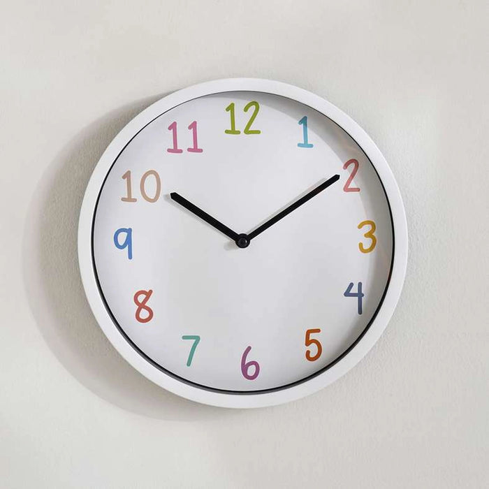 Zian Wall Clock Dia 22.5Cm - White