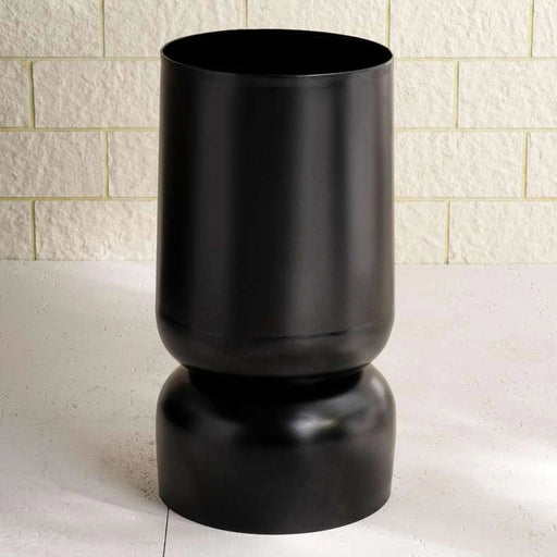 Zibo Metal Reversible Planter 30X30X50Cm- Black PAN HOME