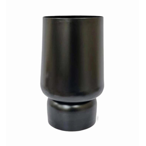Zibo Metal Reversible Planter 35X35X56Cm- Black PAN HOME