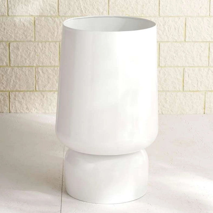 Zibo Metal Reversible Planter 35X35X56Cm- White