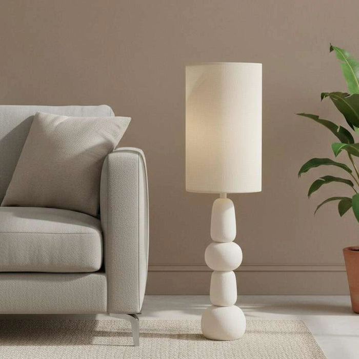Ziggy E27 Ceramic Floor Lamp 38X140Cm - Cream