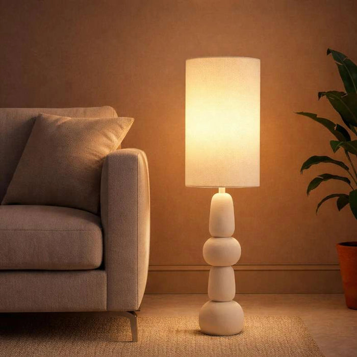 Ziggy E27 Ceramic Floor Lamp 38X140Cm - Cream