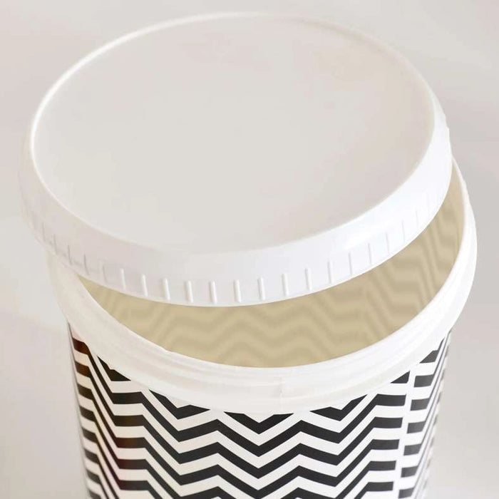 Zigzag Kids Storage 1L - Grey Pan Home