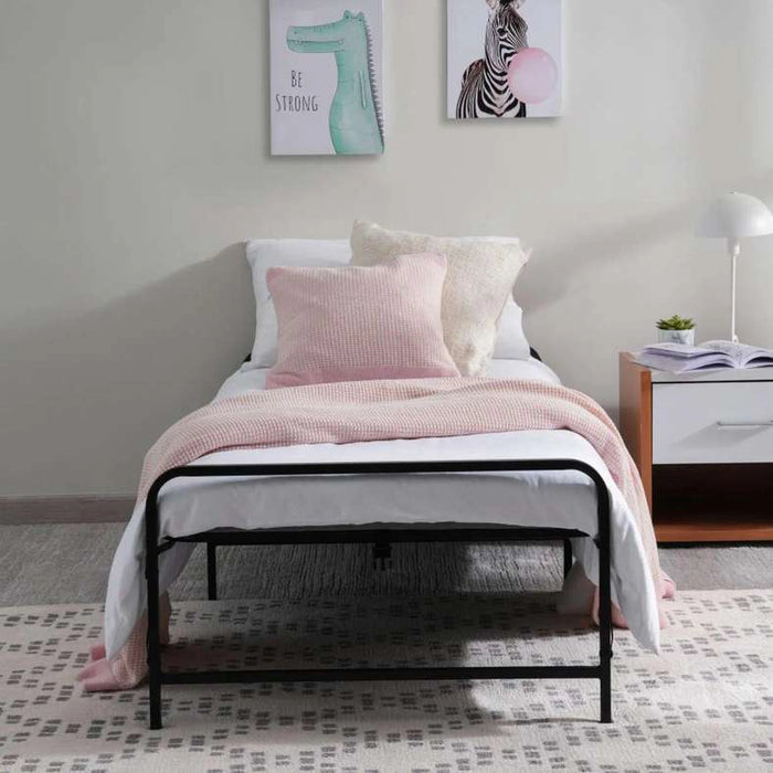 Zinus Folding Bed With Mattress - Grey Black