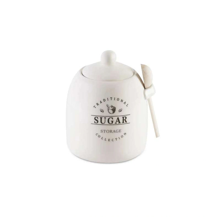 Zira Sugar Canister With Spoon 700Ml - White