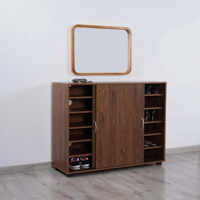 Zober Shoe Rack 36 Pairs - Brown