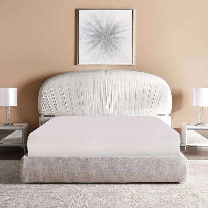 Zoe King Bed 180X200 Cm - Silver
