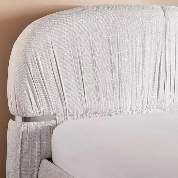 Zoe King Bed 180X200 Cm - Silver