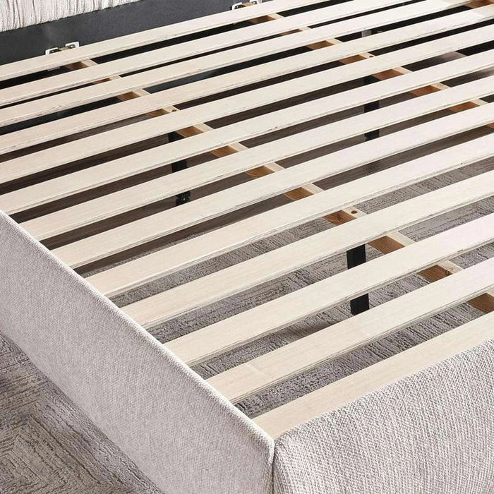 Zoe King Bed 180X200 Cm - Silver