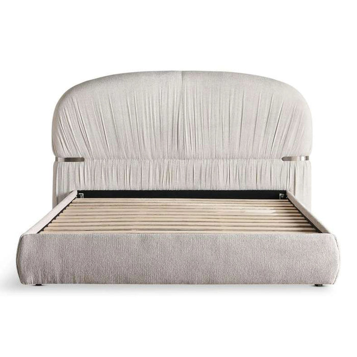 Zoe King Bed 180X200 Cm - Silver