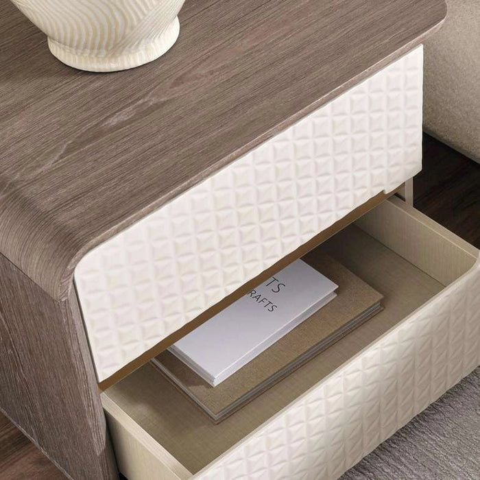 Zoe Nightstand Left - Light Grey