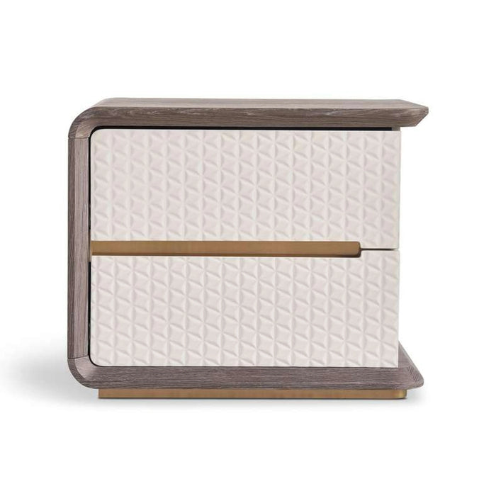 Zoe Nightstand Left - Light Grey
