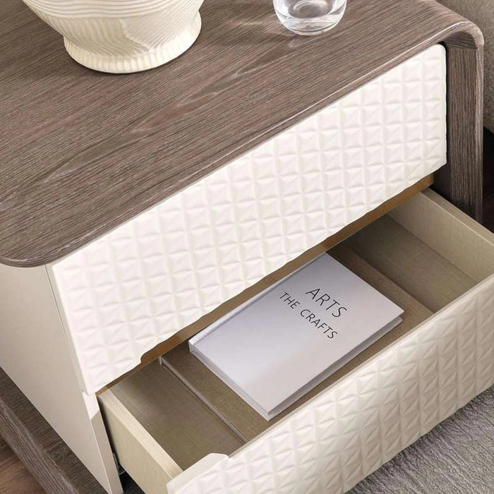 Zoe Nightstand Right - Light Grey