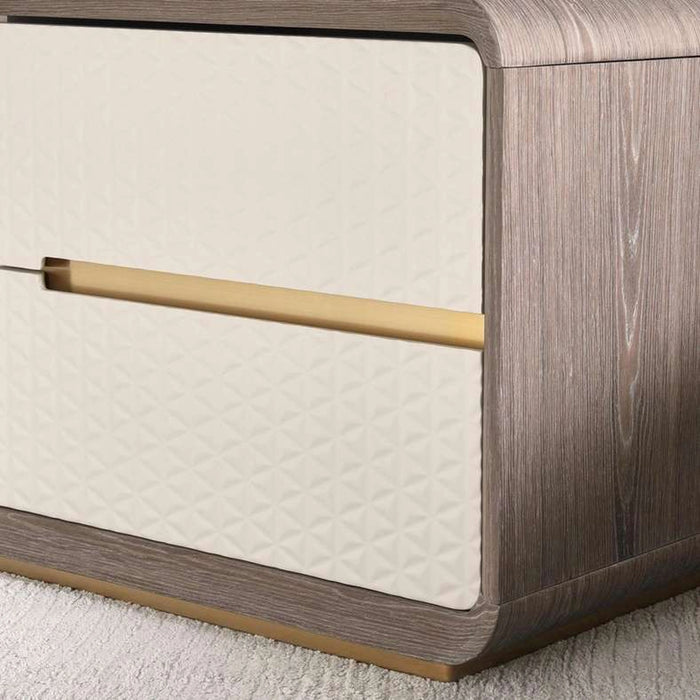 Zoe Nightstand Right - Light Grey