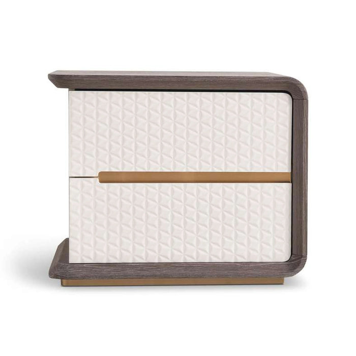 Zoe Nightstand Right - Light Grey