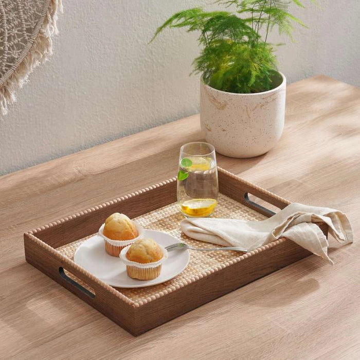 Zola Wooden Serving Tray 42X30.5X5.5Cm -Natural