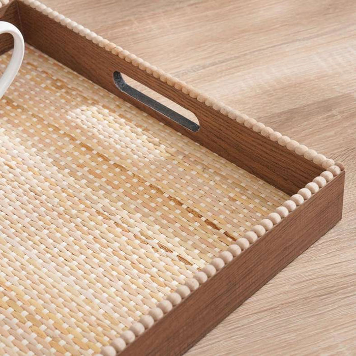 Zola Wooden Serving Tray 48X36X5.5Cm -Natural