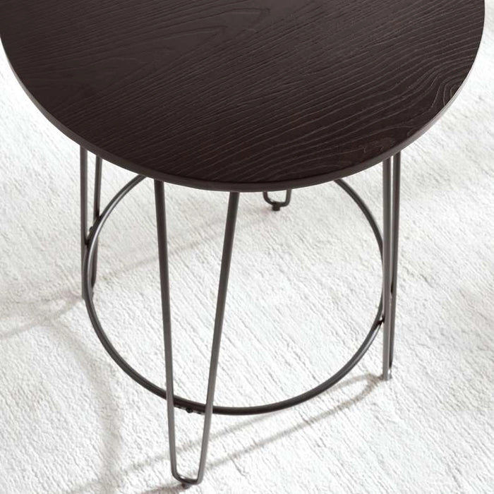 Zoltan 2 Seater Bar Table Wood - Dark Brown