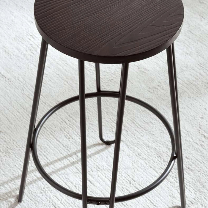 Zoltan Bar Stool Wood - Dark Brown