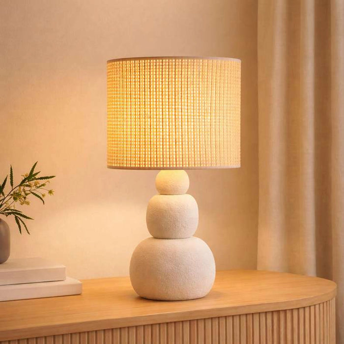Zorren E27 Ceramic Table Lamp 30X57.5Cm - Natural