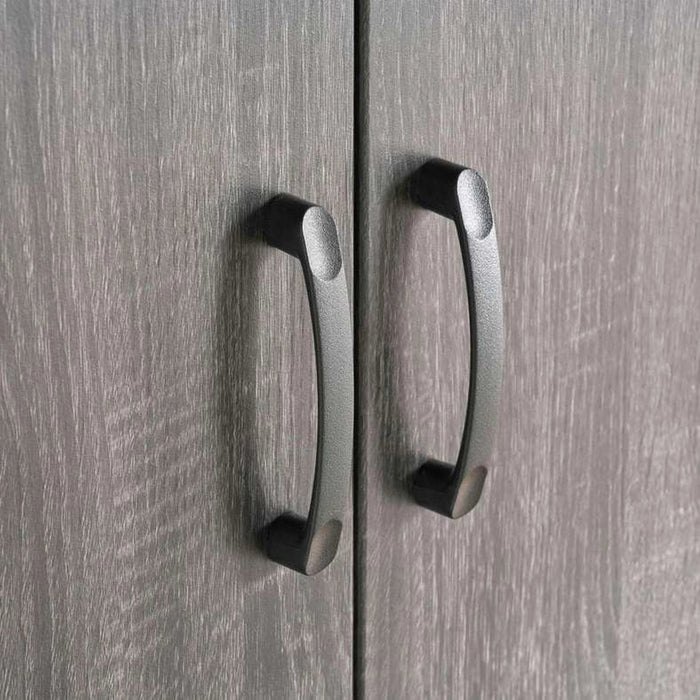 Zoyal 2 Door Wardrobe - Black
