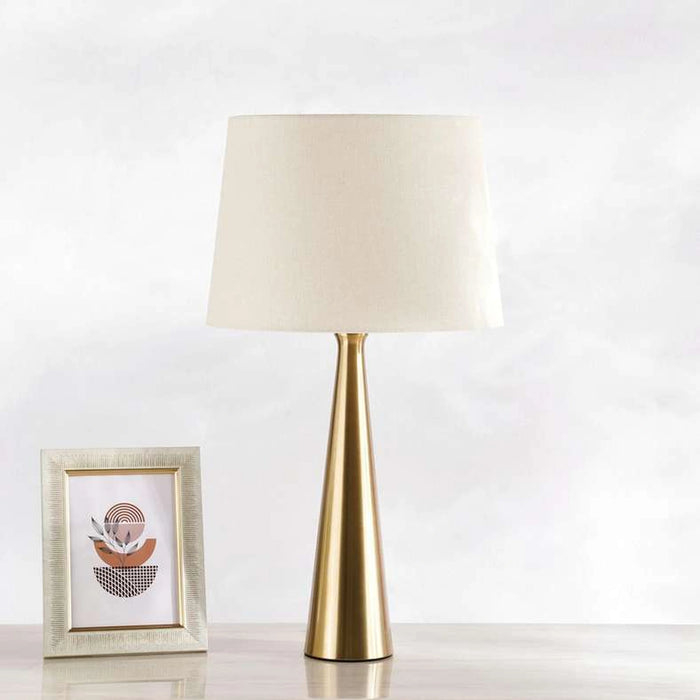 Zyder E27 Metal Table Lamp Dia 33X59Cm - Brass