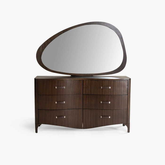Piers Dresser with Mirror Brown