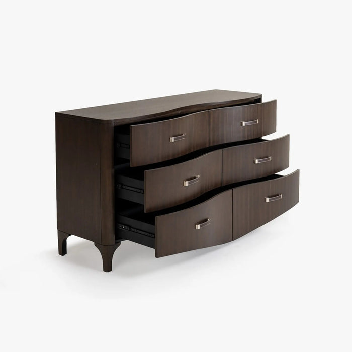 Piers Dresser with Mirror Brown