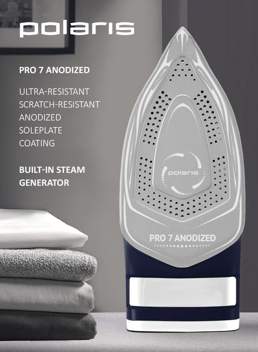 Polaris PIR 3074 SG Steam Iron WHT/BLU