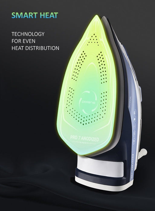 Polaris PIR 3074 SG Steam Iron WHT/BLU
