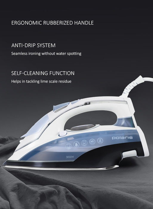 Polaris PIR 3074 SG Steam Iron WHT/BLU