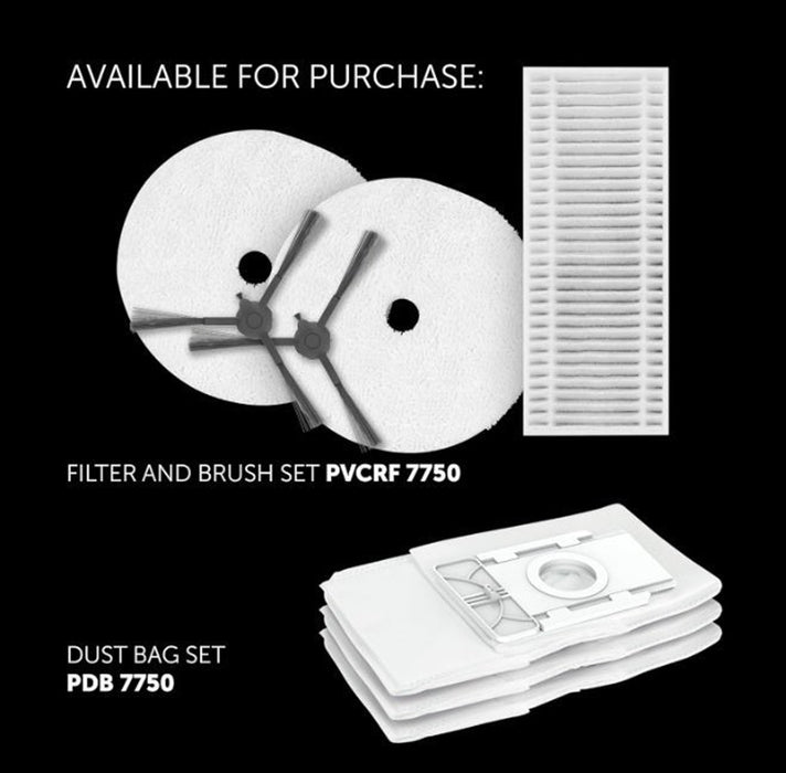 Polaris PVCRAC 7750  Robot Vacuum White