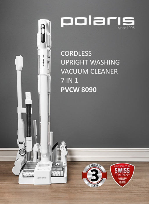 Polaris PVCW 8090 AS Cordless Vacuum WHT