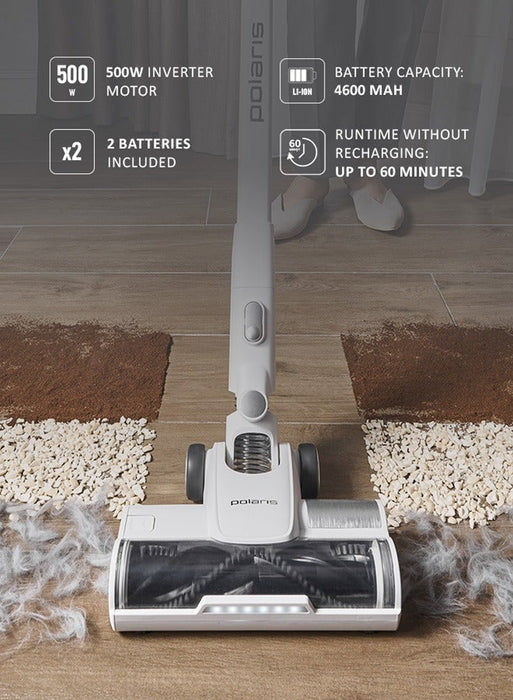 Polaris PVCW 8090 AS Cordless Vacuum WHT